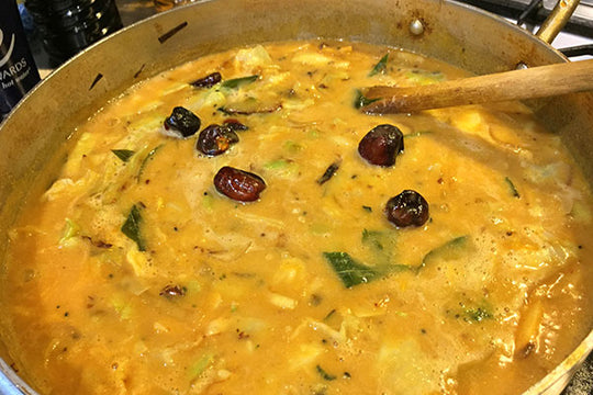 Red Lentil And Eggplant Yellow Curry